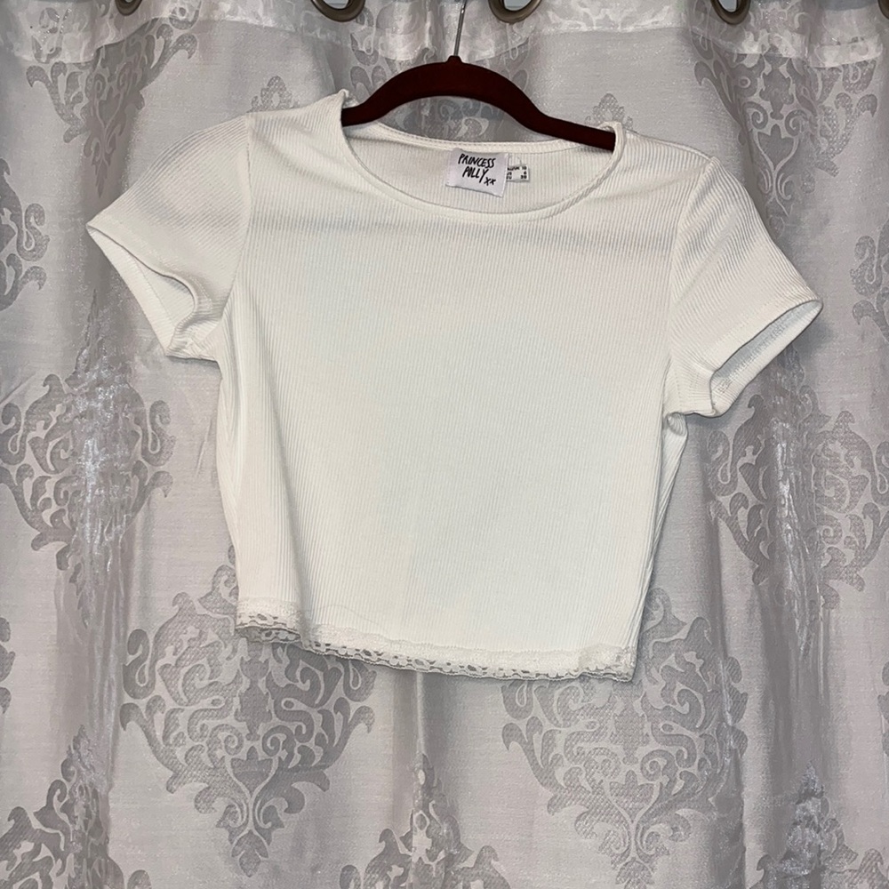 OFF WHITE PRINCESS POLLY CROP